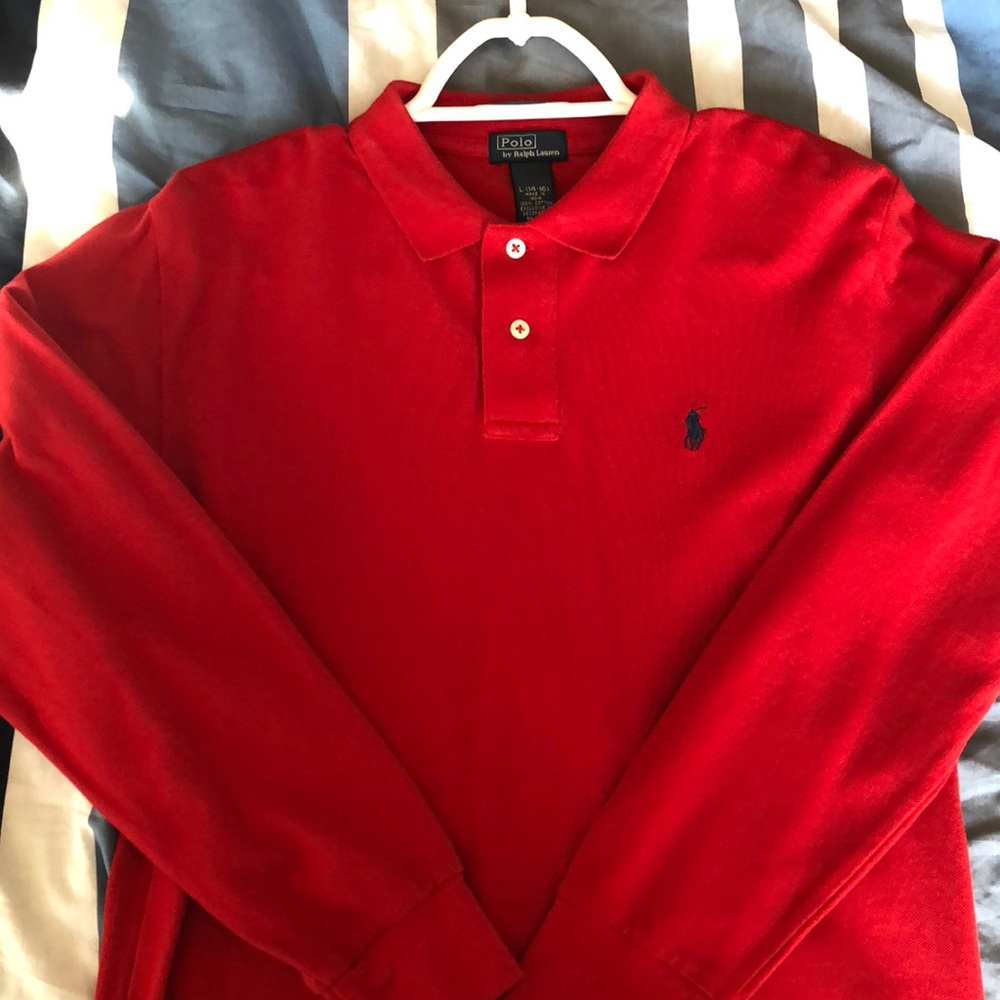 Boy’s Polo Long Sleeve Shirt
